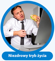 Brak wzwodu niezdrowy tryb życia